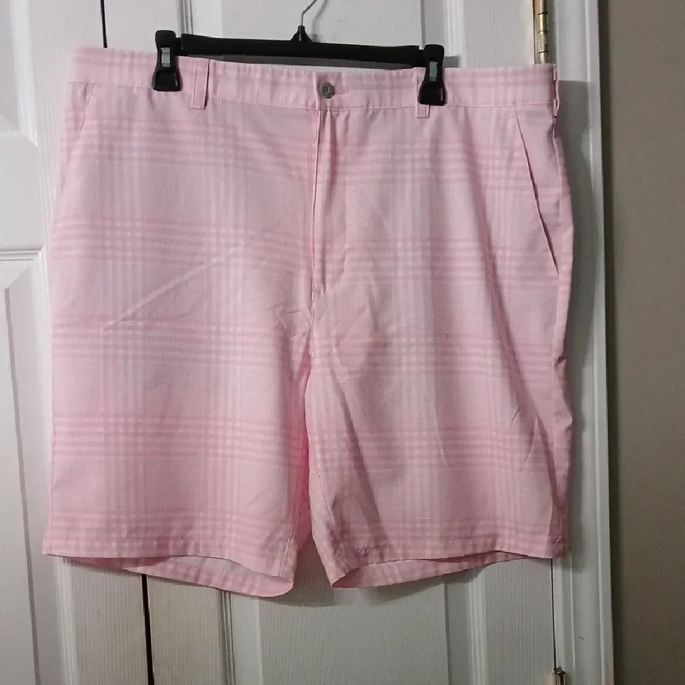 Pro Tour Men's Pink Plaid Golf Shorts Sz 40 NWOT